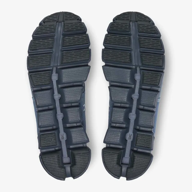 On Running Cloud 5 Women's Waterproof shoe in Metal/Navy-2