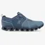 On Running Cloud 5 Men's Waterproof shoe in Metal/Navy