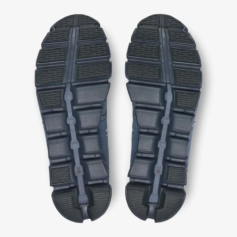 On Running Cloud 5 Men's Waterproof shoe in Metal/Navy-2