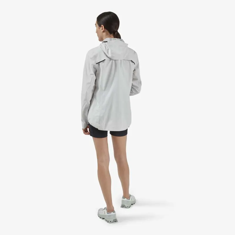 On Running Women's Waterproof Anorak in White-2