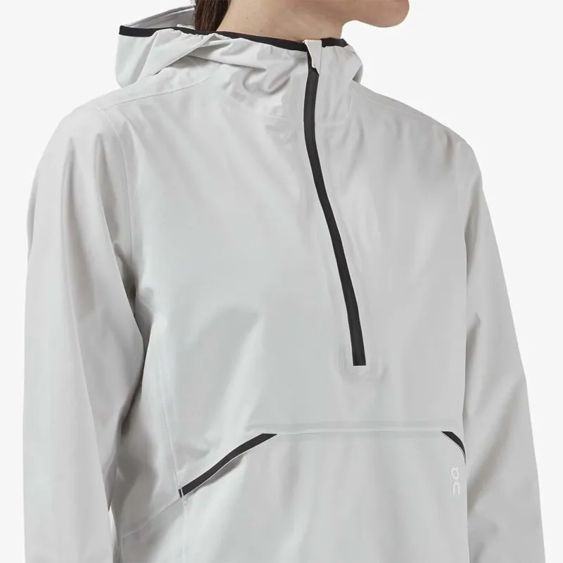 On Running Women's Waterproof Anorak in White-3