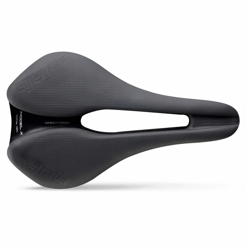 Selle Italia Model-X Green Comfort Plus Superflow Saddle: GREY/BLACK l3