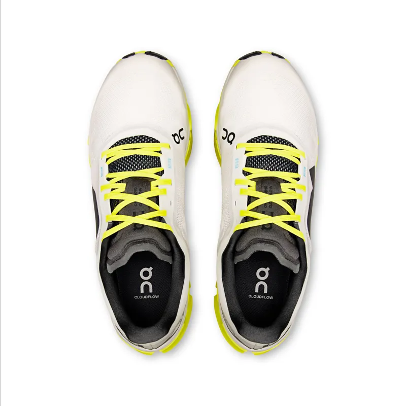 On Cloudflow 5 Men's running shoe in White/Lime-1