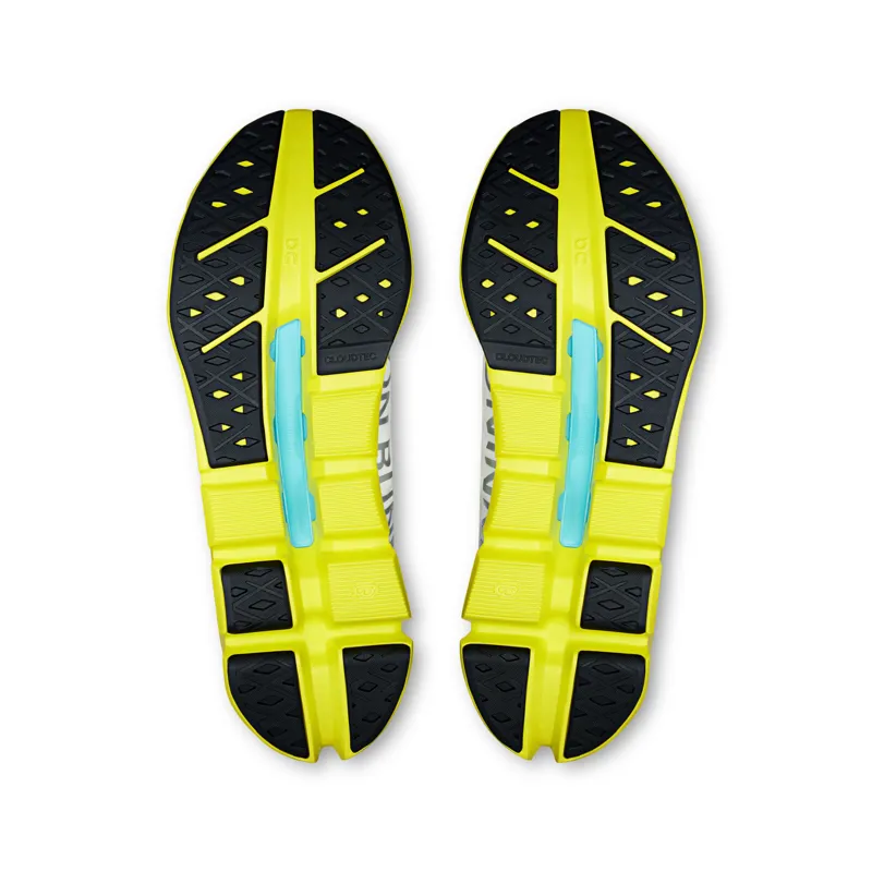 On Cloudflow 5 Men's running shoe in White/Lime-3