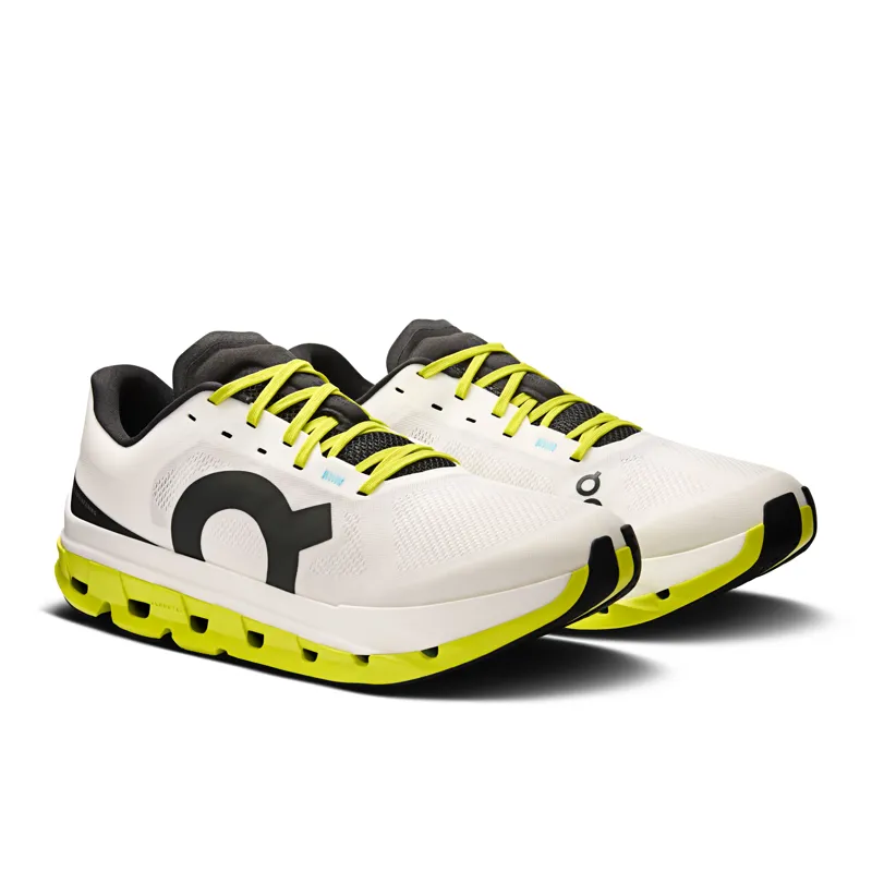 On Cloudflow 5 Men's running shoe in White/Lime-2