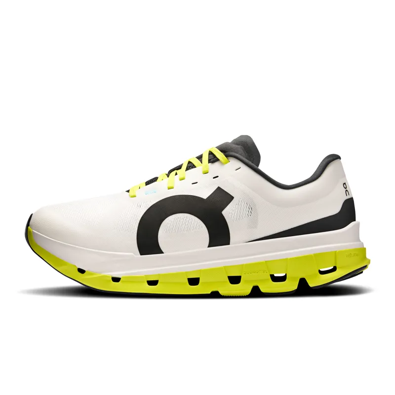 On Cloudflow 5 Men's running shoe in White/Lime-6