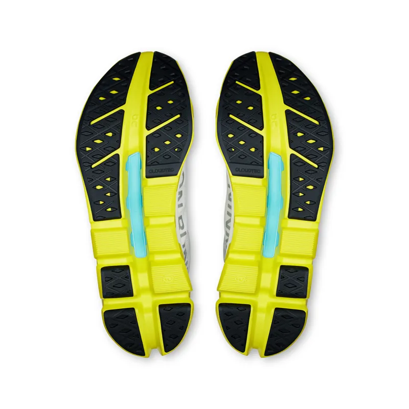 On Cloudflow 5 Women's running shoe in White/Lime-4