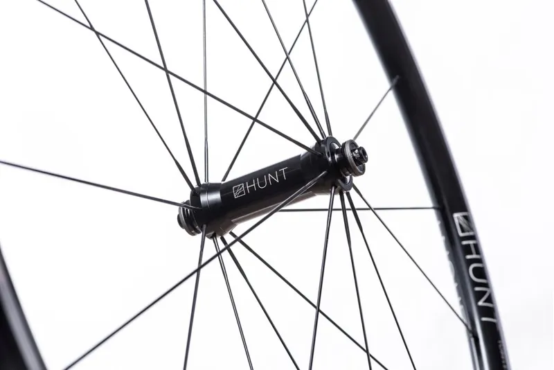 Hunt Race Aero V4 Wheelset Black Shimano Freehub QR-5