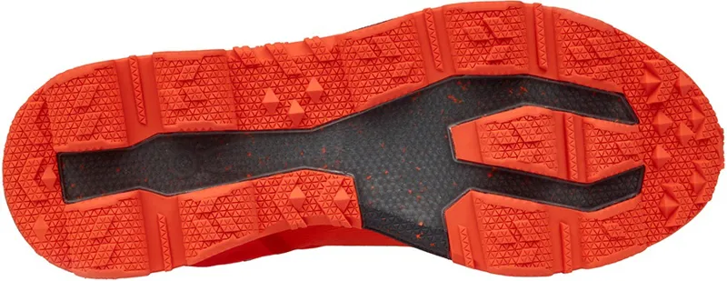 On Running Cloudventure Peak Womens Trail Shoe in Flame/Shadow-1