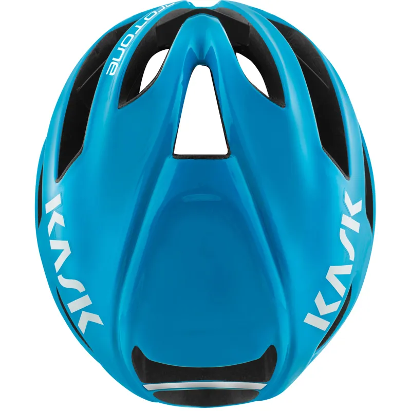 Kask Protone cycling helmet in anthracite/lime-1