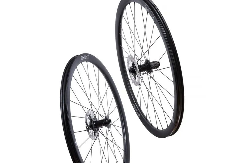 2019 Hunt 35 Carbon Gravel Disc X-Wide Wheelset Black