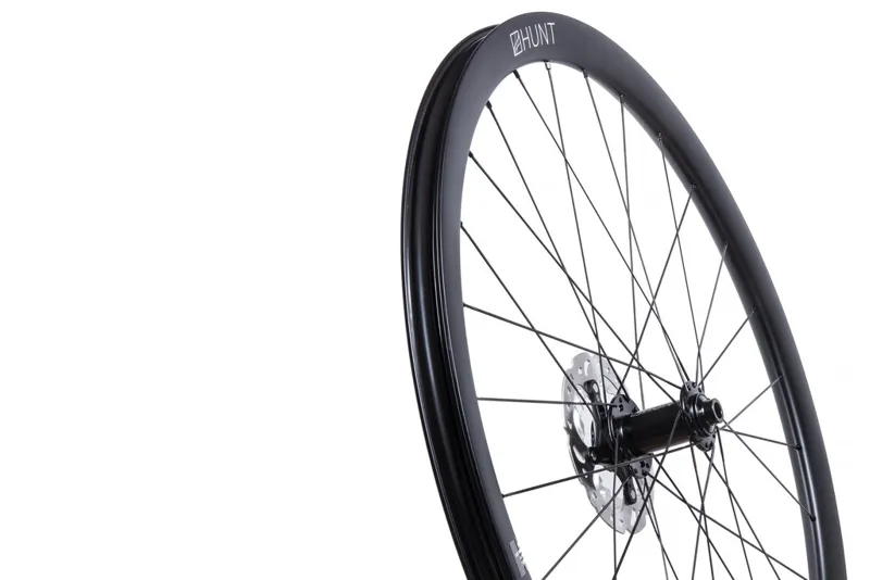 2019 Hunt 35 Carbon Gravel Disc X-Wide Wheelset Black-1