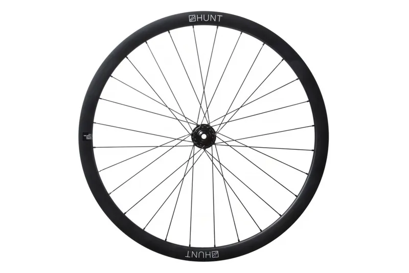 2019 Hunt 35 Carbon Gravel Disc X-Wide Wheelset Black-3
