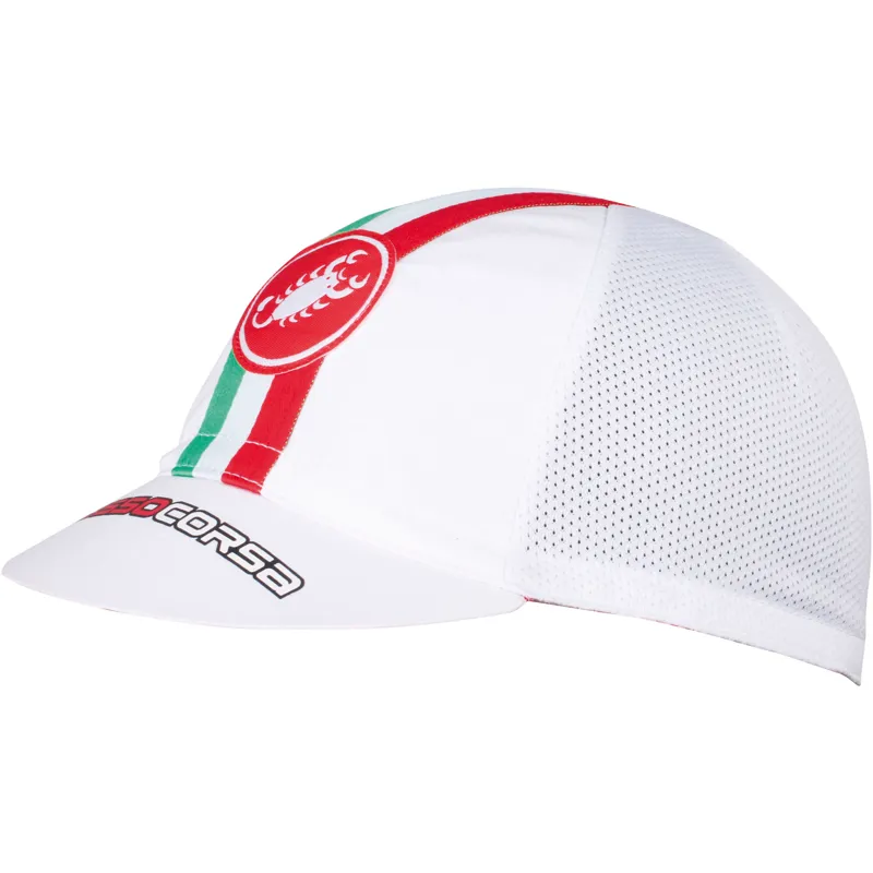 Castelli Performance Cycling Cap unisex one size in white