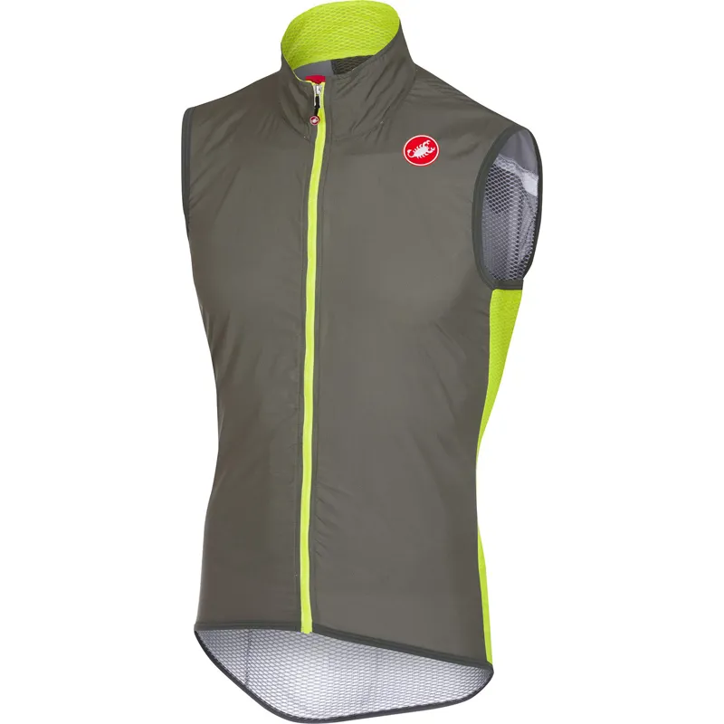 2018 Castelli Pro Light Wind Vest in grey