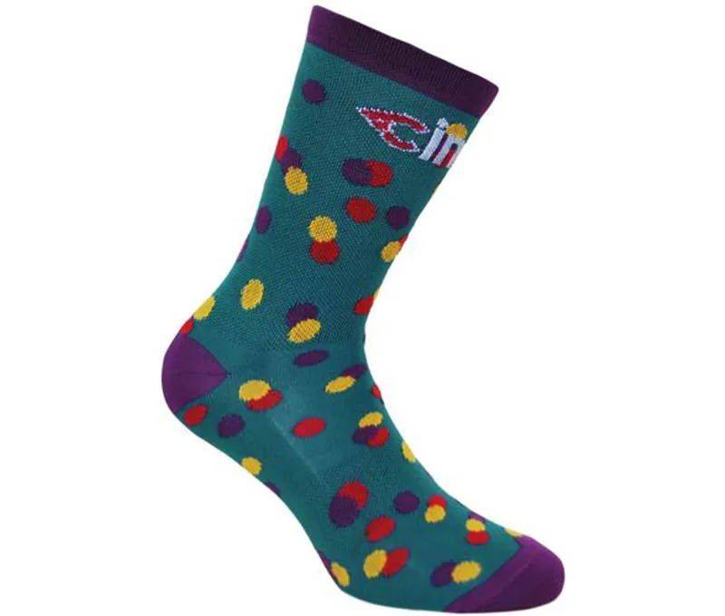 Cinelli Caleido Dots Cycling Socks in Blue