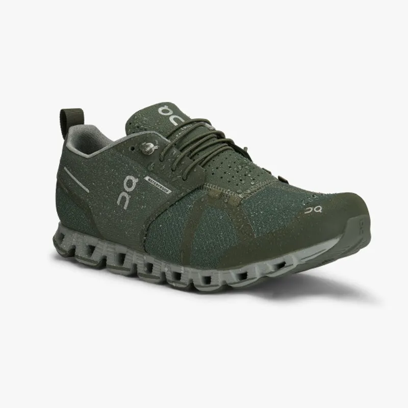 On Running Cloud Waterproof Mens Forest/Lunar-5
