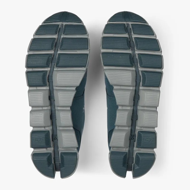 On Running Women's Cloud Waterproof shoe in Storm/Lunar-1