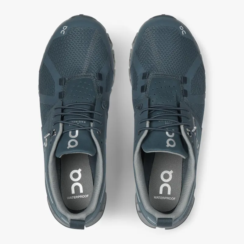 On Running Women's Cloud Waterproof shoe in Storm/Lunar-2