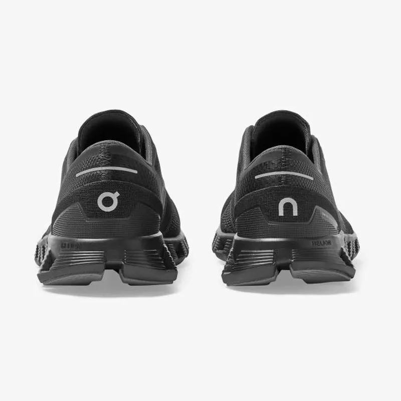 2022 On Running Cloud X Mens Trainer in Black/Asphalt-5