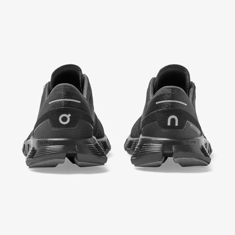 2022 On Running Cloud X Womens Trainer in Black/Asphalt-4
