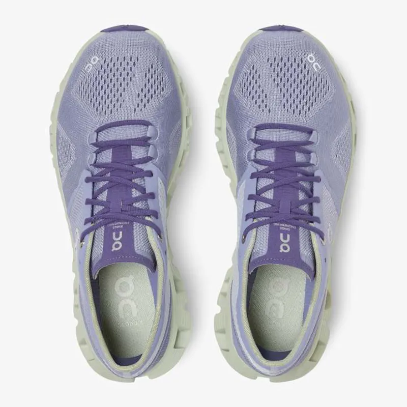 2022 On Running Cloud X Womens Trainer in Lavender/Ice-2