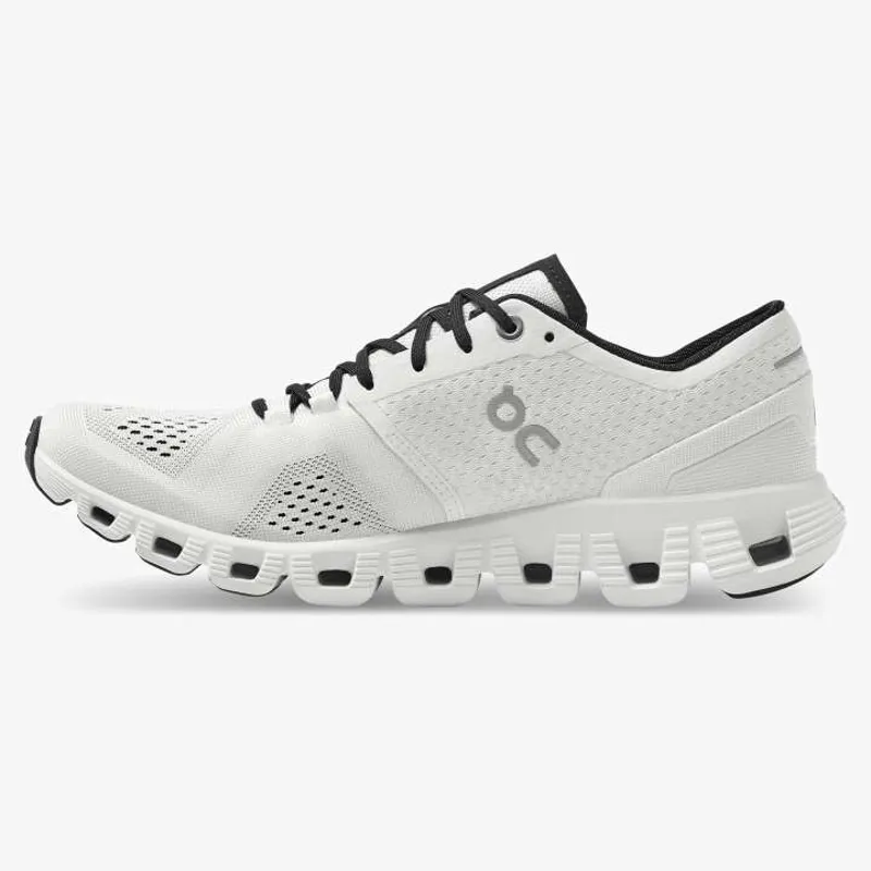 2022 On Running Cloud X Womens Running shoe in White/Blackk-5