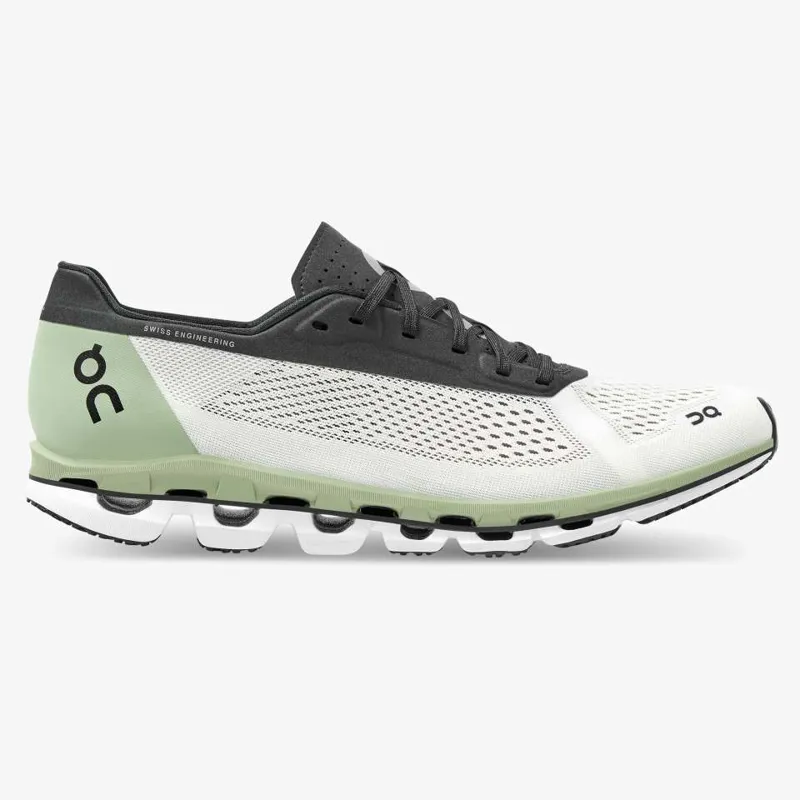 On Running Cloudboom Womens running shoe in White/Black