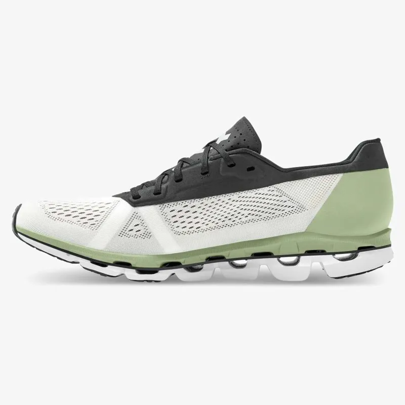On Running Cloudboom Womens running shoe in White/Black-3