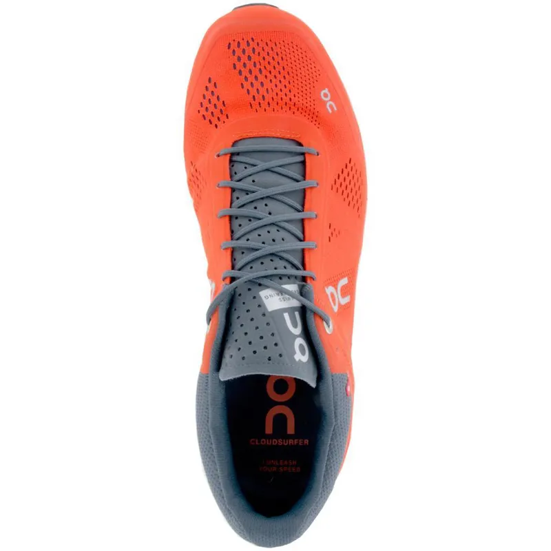 2017 On Running Cloudsurfer Womens Glow/Glacier-3