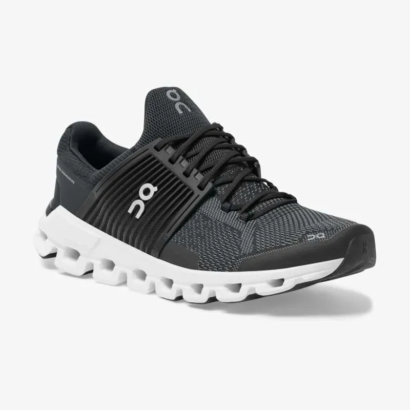 2020 On Running Cloudswift Mens in Black/Rock-5