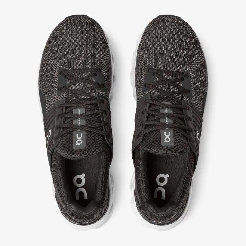 On Running Cloudswift 2 Mens in Black/Rock-1