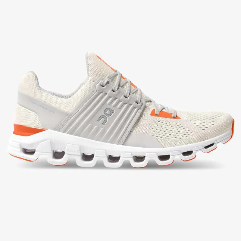 On Running Cloudswift 2 Mens in White/Flame