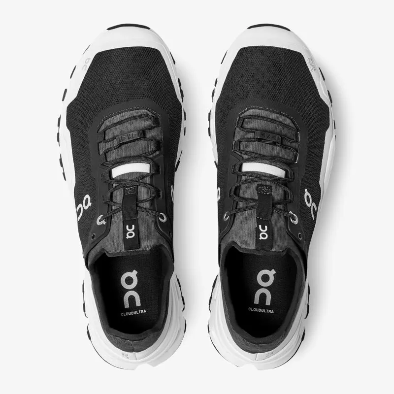 On Running Cloudultra Mens running shoe in Black/White-3