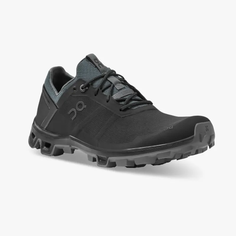 On Running Cloudventure Peak Women's in Black/Rock-2
