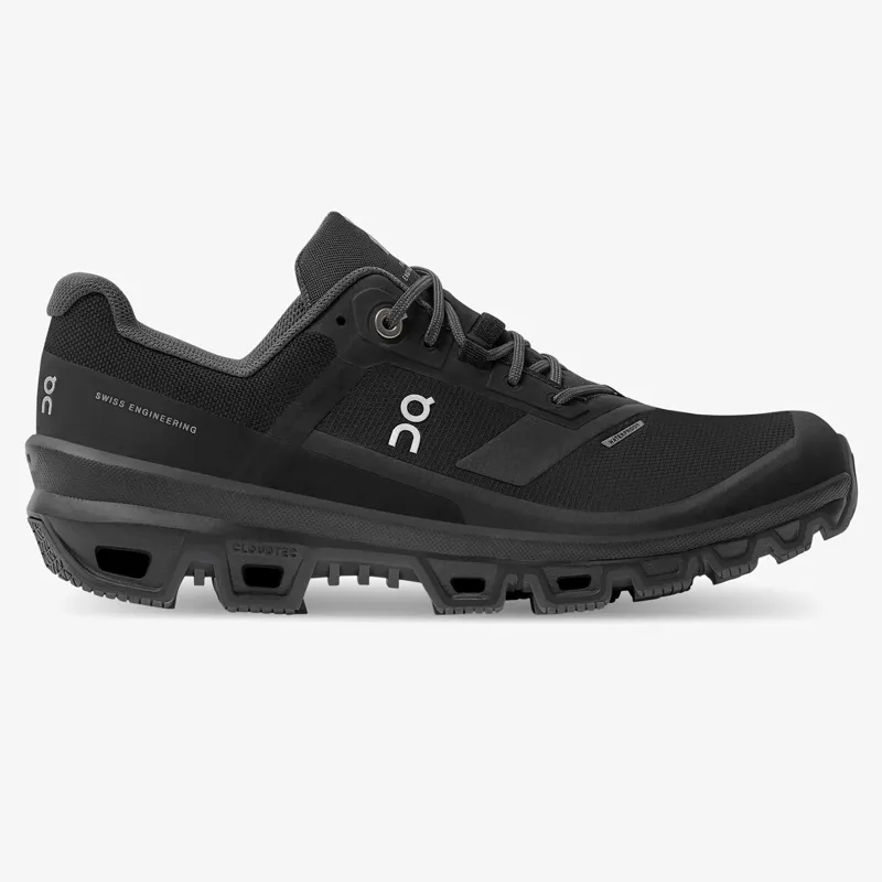 2022 On Running Women's Cloudventure Waterproof shoe in black