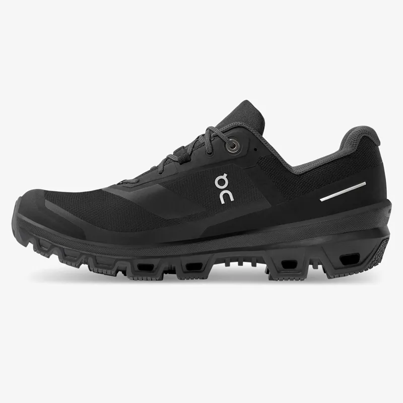 2022 On Running Women's Cloudventure Waterproof shoe in black-1