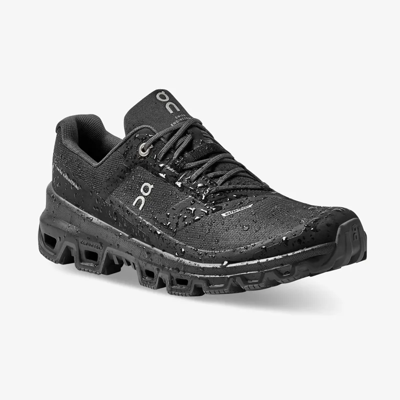 2022 On Running Women's Cloudventure Waterproof shoe in black-2