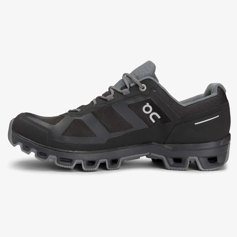 On Cloudventure Waterproof Mens in Black-4