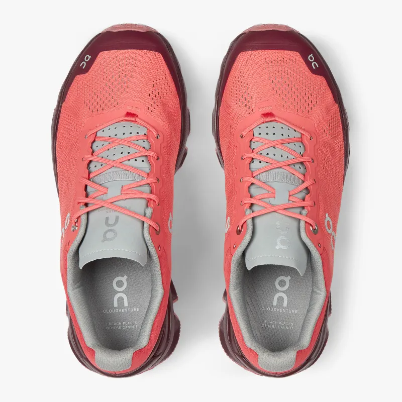 2019 On Running Cloudventure Womens in Coral Mulberry