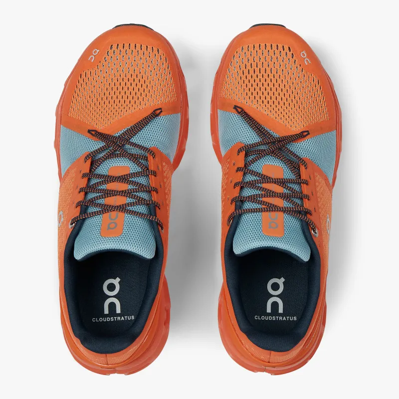 2019 On Running Cloudstratus Mens Orange/Wash-1