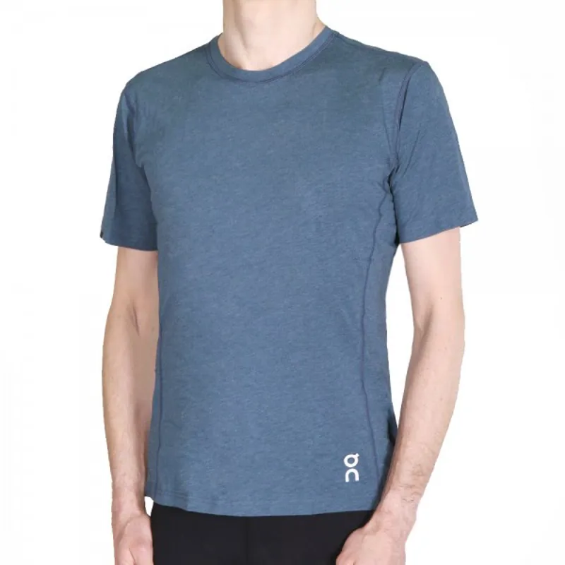 2018 On Running Comfort T-Shirt Mens Navy-1
