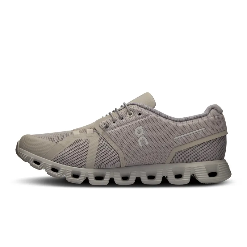 On Running Cloud 5 Mens trainer in Fog/Alloy-3