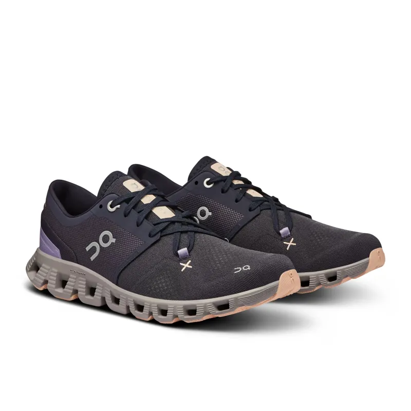 On Cloud X 3 Womens shoe in Iron/Fade-1