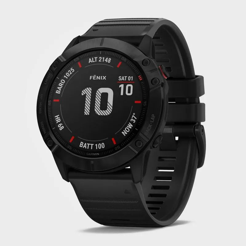 Garmin Fenix 6X Pro Preimum GPS Multipsort Watch in Black