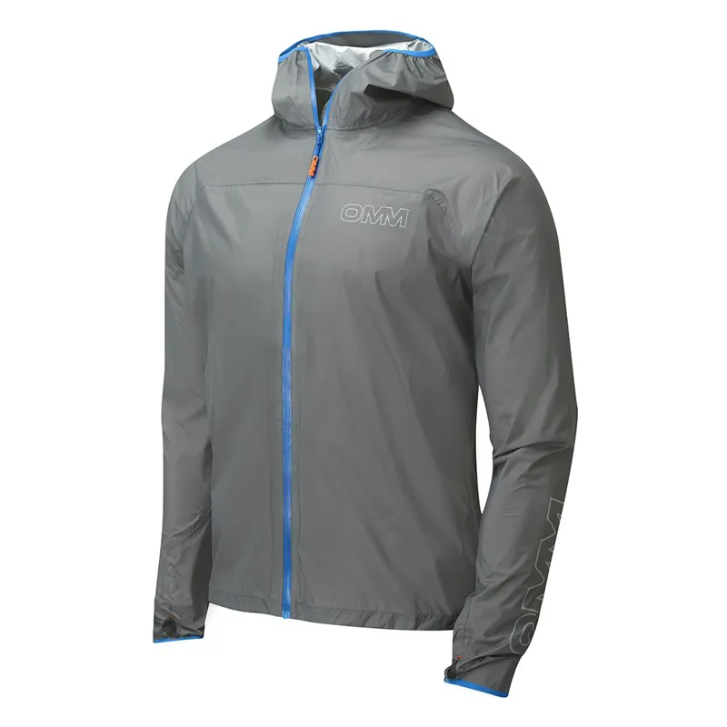 2018 OMM Halo Waterproof Running Jacket Mens in Grey