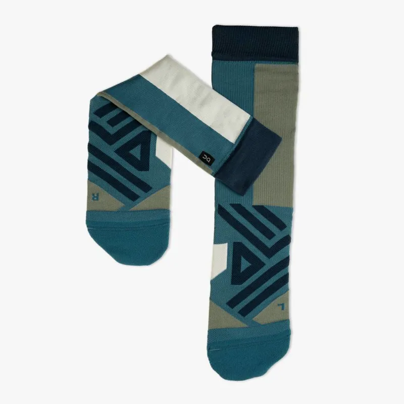 On Running High Sock Mens Storm/Moss