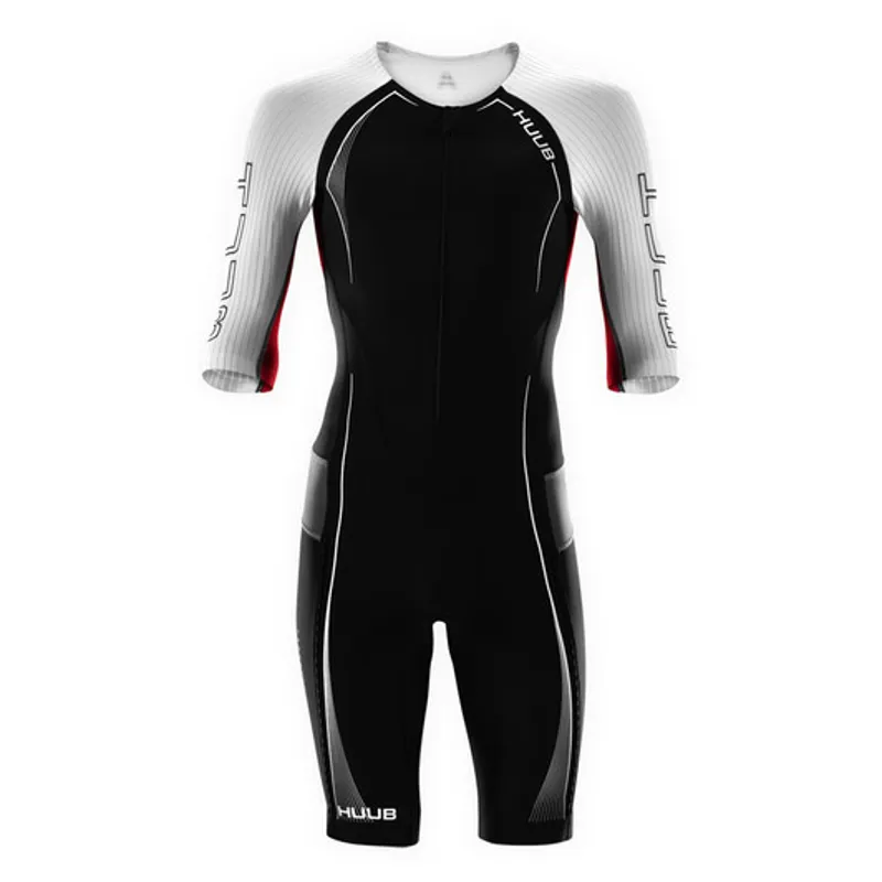 2019 Huub Anemoi Aero Tri Suit Mens in Black and White