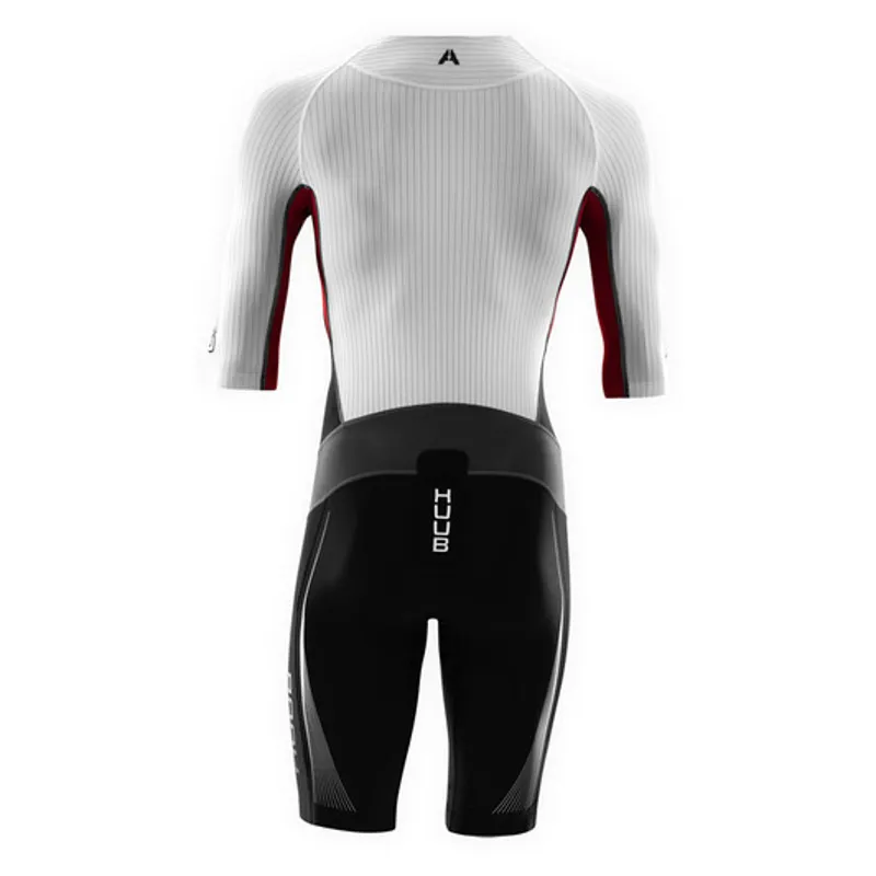 2019 Huub Anemoi Aero Tri Suit Mens in Black and White