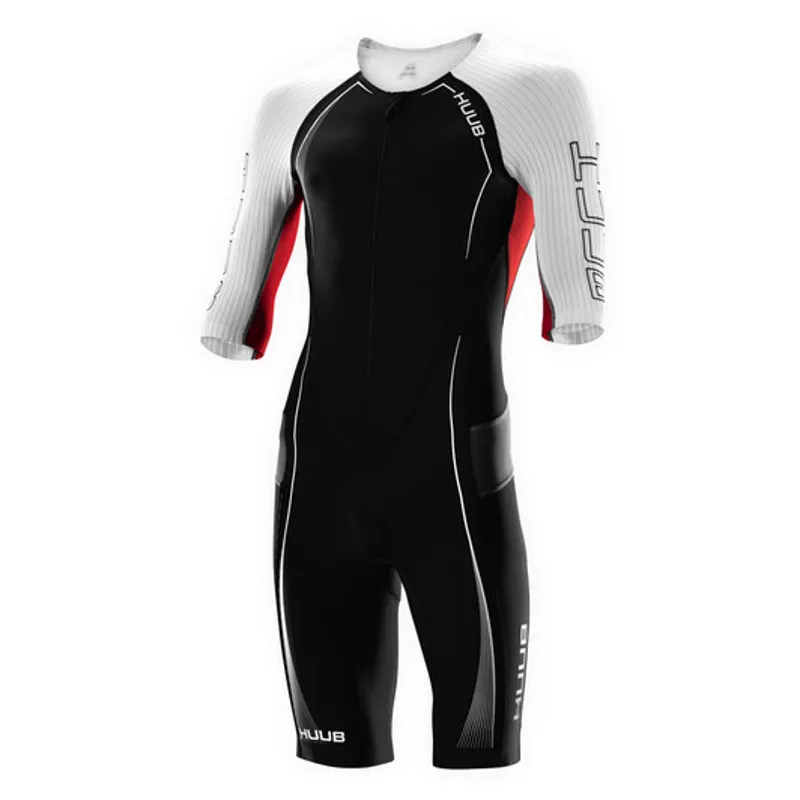 2019 Huub Anemoi Aero Tri Suit Mens in Black and White